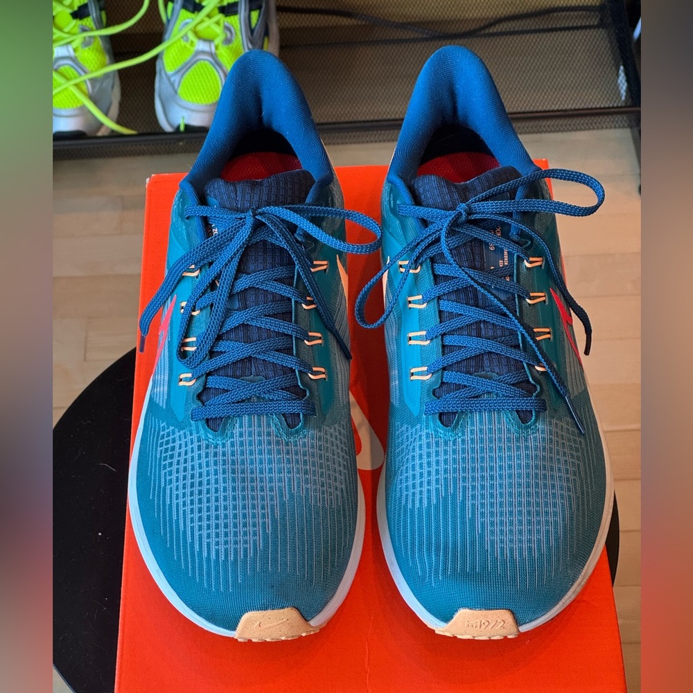 Nike Teal and Navy Athletic Shoes
